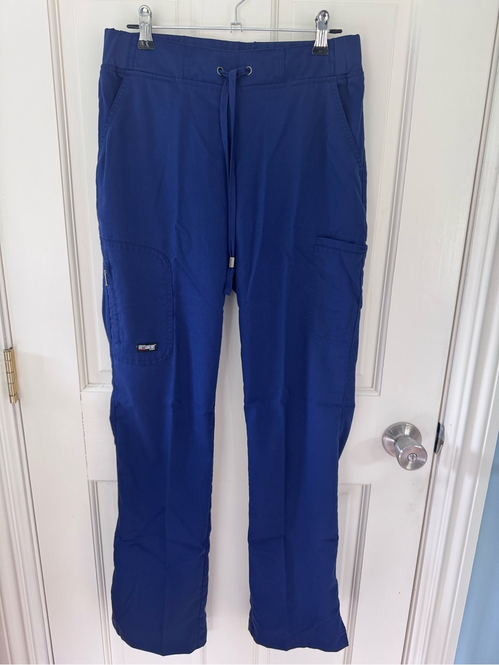 Grey's Anatomy Navy Blue Flare Scrub Pants